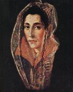 El Greco Portrait of a Lady oil